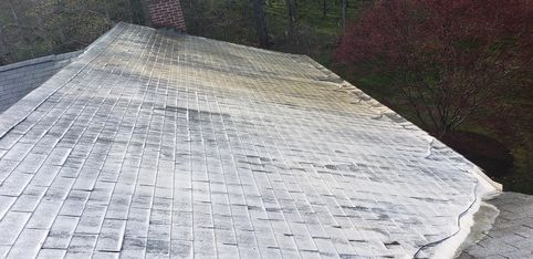 Before, During, & After Roof Cleaning in Rowler, MA (5)