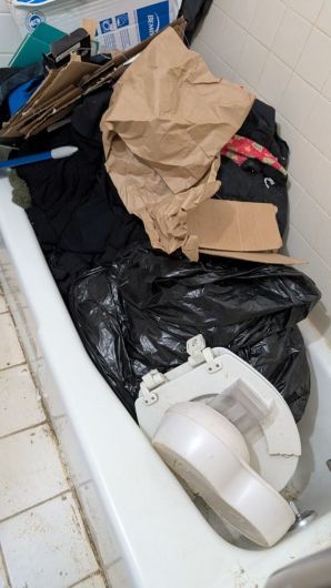 Hoarder Clean Up in Melrose, MA (before) (2)