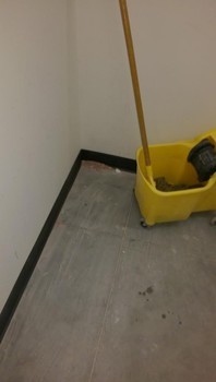 Before Deep Construction Cleaning at Banana Republic in Lynnfield, MA on Market St.