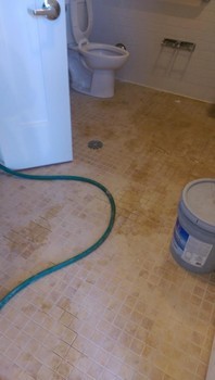 Before Deep Construction Cleaning at Banana Republic in Lynnfield, MA on Market St.